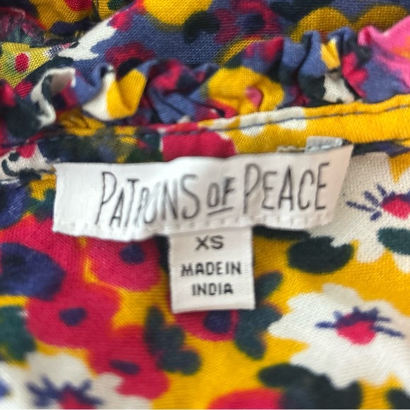 Patrons of Peace Multicolor Floral empire waist spaghetti strap minidress XS - Picture 3 of 10